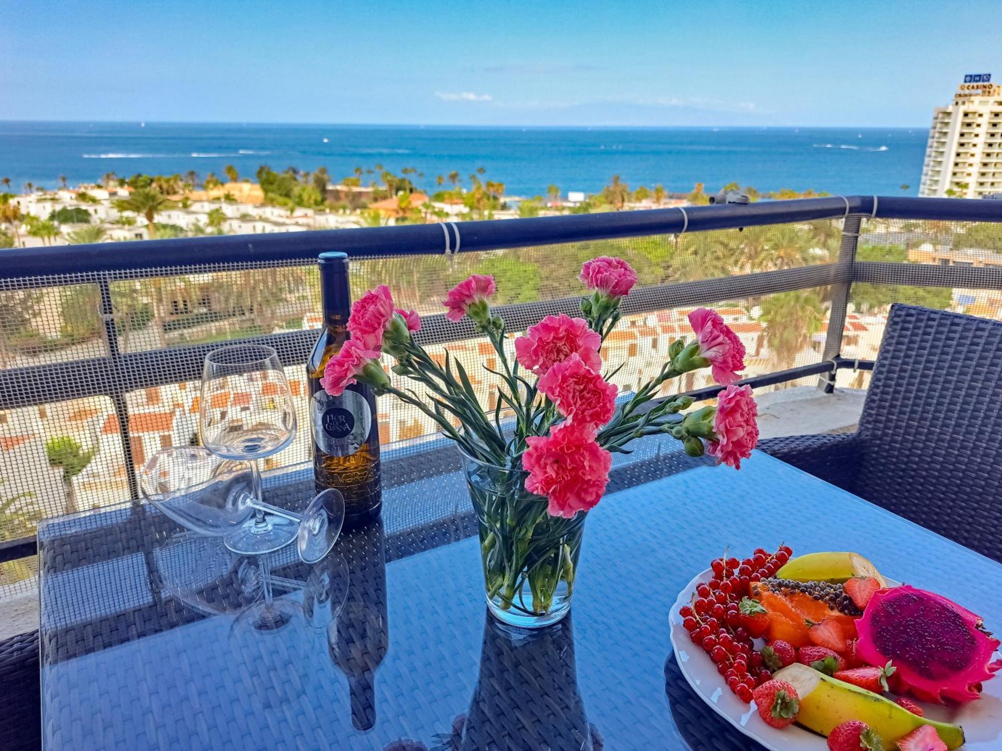 Cozy Ocean And La Gomera View Appartment Playa de las Americas (Tenerife) Exterior foto
